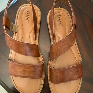 b.o.c. Women's Tan Leather Sandals